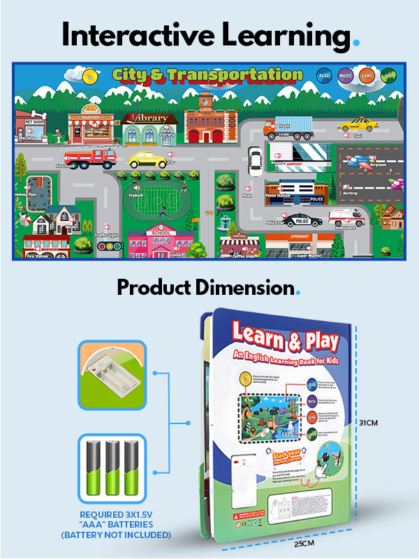 Learn & Play Interactive Sound Book